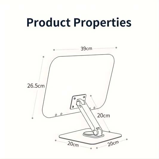 SUNCHHAYA (YD-11) 360° Rotatable Adjustable Book & Laptop Stand