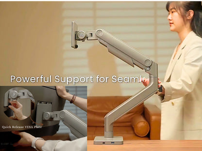 SUNCHHAYA Heavy Duty Monitor Arm for Desk