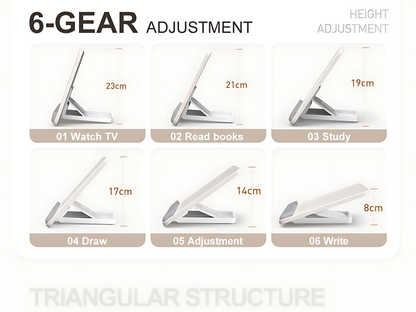 SUNCHHAYA Ipad Stand-Adjustable Reading, Writing & Drawing Stand with Soft Wrist Pad, 4 Pieces Of Silica pads Included (P29)