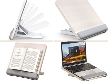 SUNCHHAYA Ipad Stand-Adjustable Reading, Writing & Drawing Stand with Soft Wrist Pad, 4 Pieces Of Silica pads Included (P29)