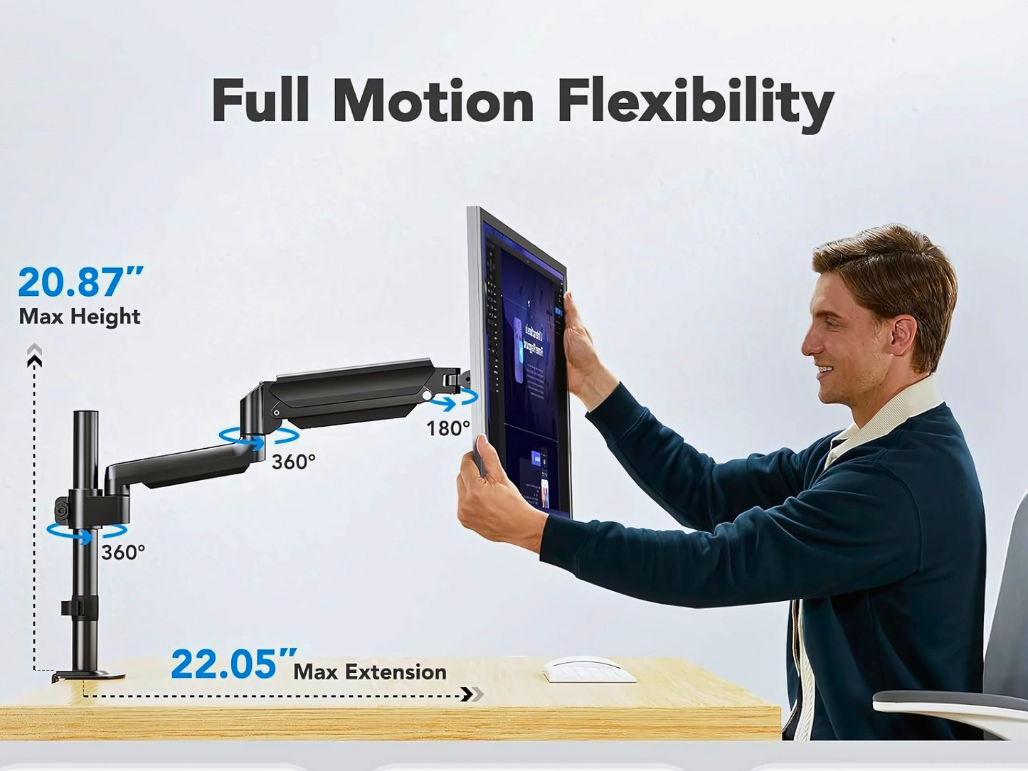 SUNCHHAYA Single Extended Arm for Desk