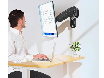 SUNCHHAYA Wall Mounted Arm for Desk, Wall Mounted Monitor Stand