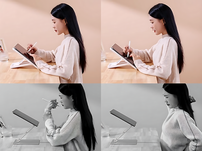 SUNCHHAYA Ipad Stand-Adjustable Reading, Writing & Drawing Stand with Soft Wrist Pad, 4 Pieces Of Silica pads Included (P29)