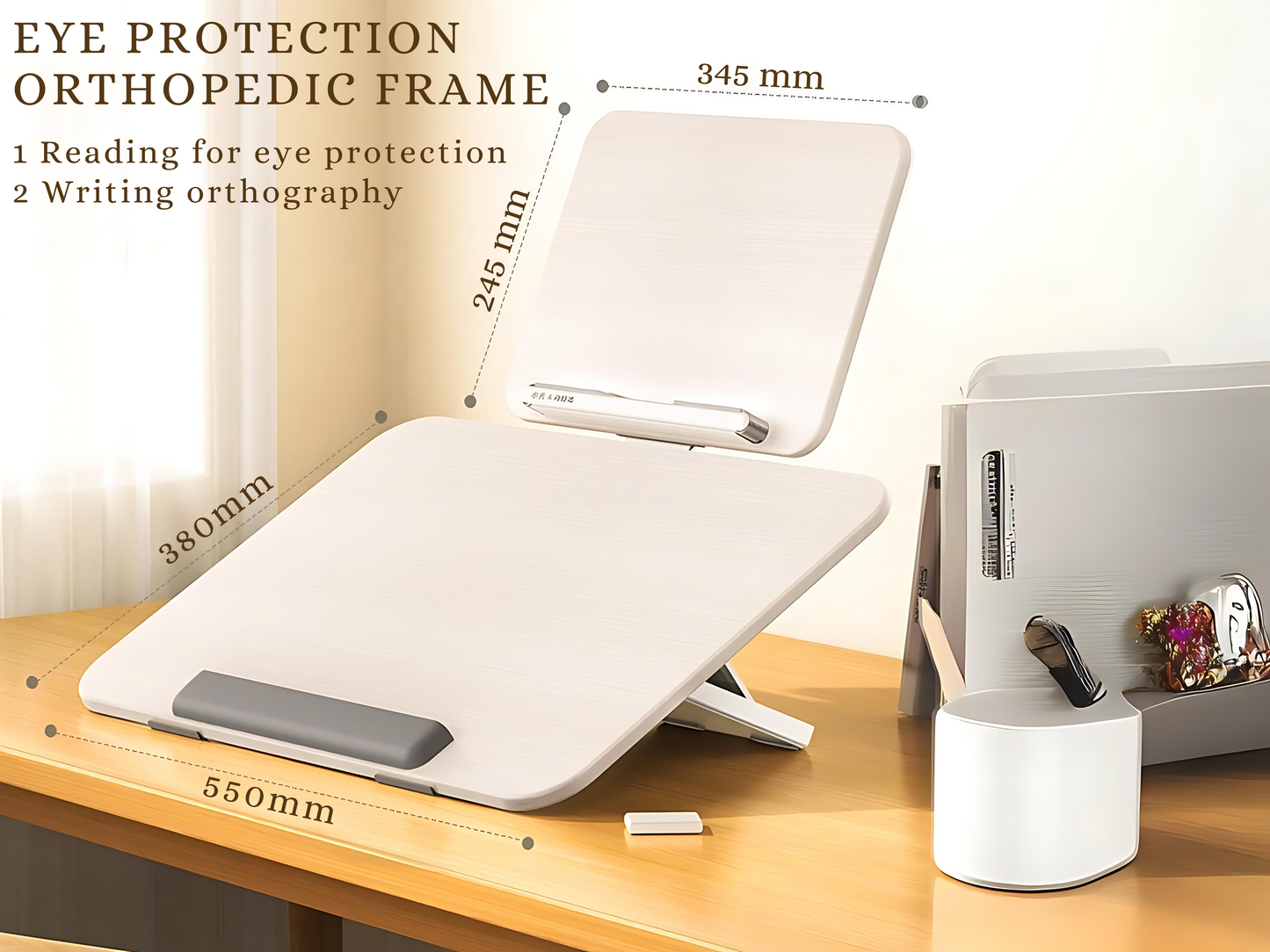 SUNCHHAYA New Dual Reading And Writing Stand With Adjustable Height-Angle (YD-13S_PRO)