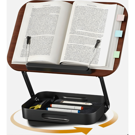 SUNCHHAYA Book Reading Stand With Holder Adjustable Height-Angle (R51H)
