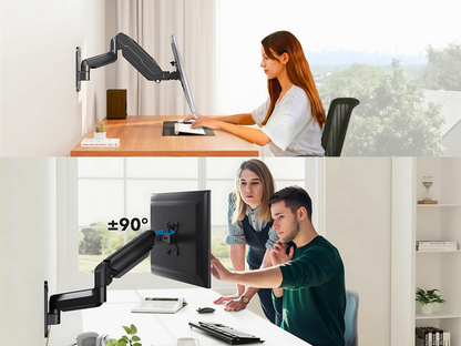 SUNCHHAYA Wall Mounted Arm for Desk, Wall Mounted Monitor Stand