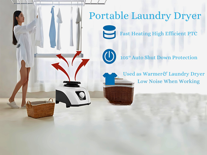 SUNCHHAYA Electric Clothes Dryer Rack – Auto-Off, Stainless Steel Frame, Waterproof Cover