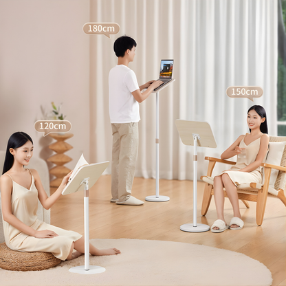 SUNCHHAYA [ YD-17 (135 CM) ] Book Stand for Reading, Music, Writing, Painting Stand Adjustable Height-Angle with Extra Height