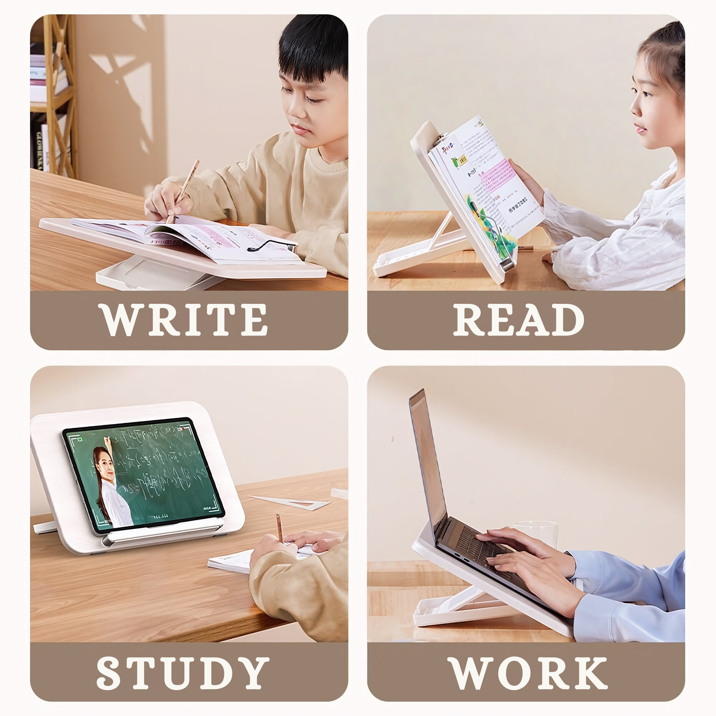 SUNCHHAYA New Book Reading Stand With Adjustable Angle (YD-12)