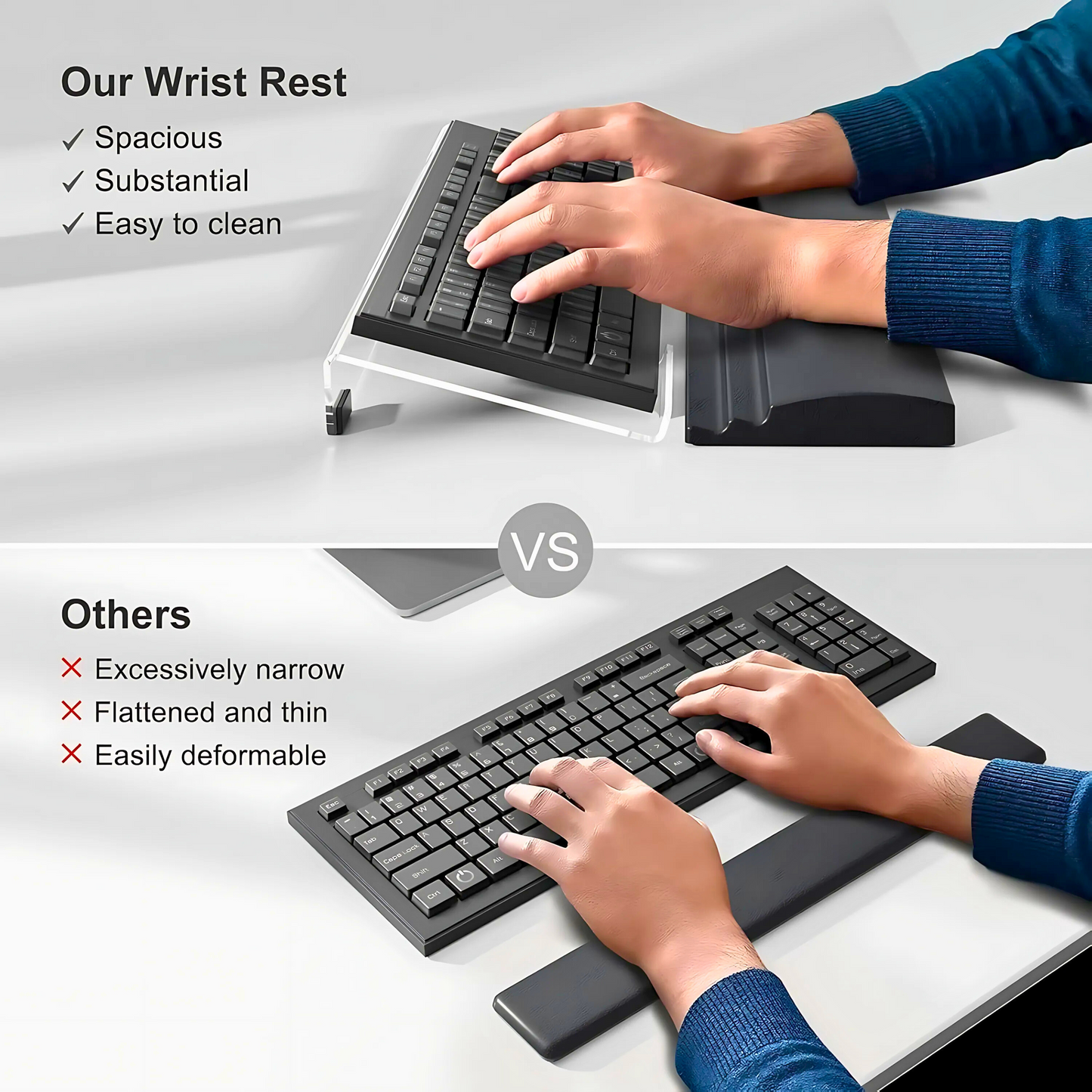 SUNCHHAYA Ergonomic Keyboard Stand with Wrist Rest