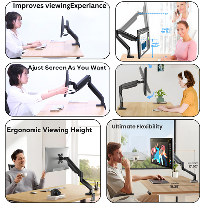 SUNCHHAYA Single Monitor Arm for Desk