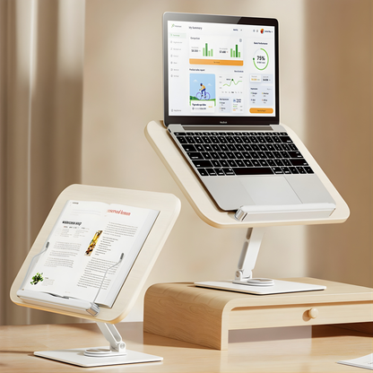 SUNCHHAYA (YD-11) 360° Rotatable Adjustable Book & Laptop Stand