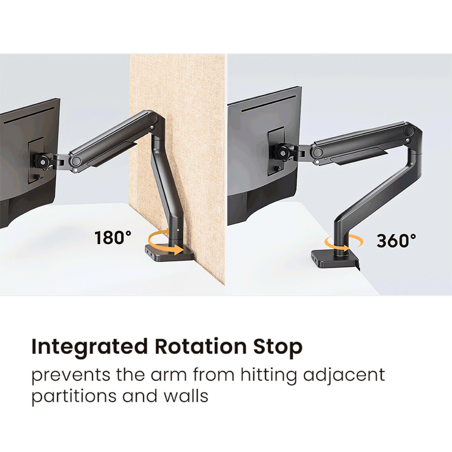 SUNCHHAYA Heavy Duty Monitor Arm for Desk