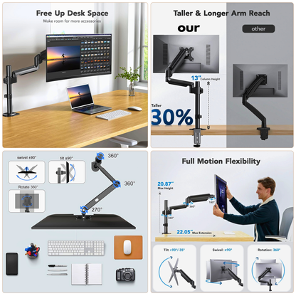 SUNCHHAYA Single Extended Arm for Desk
