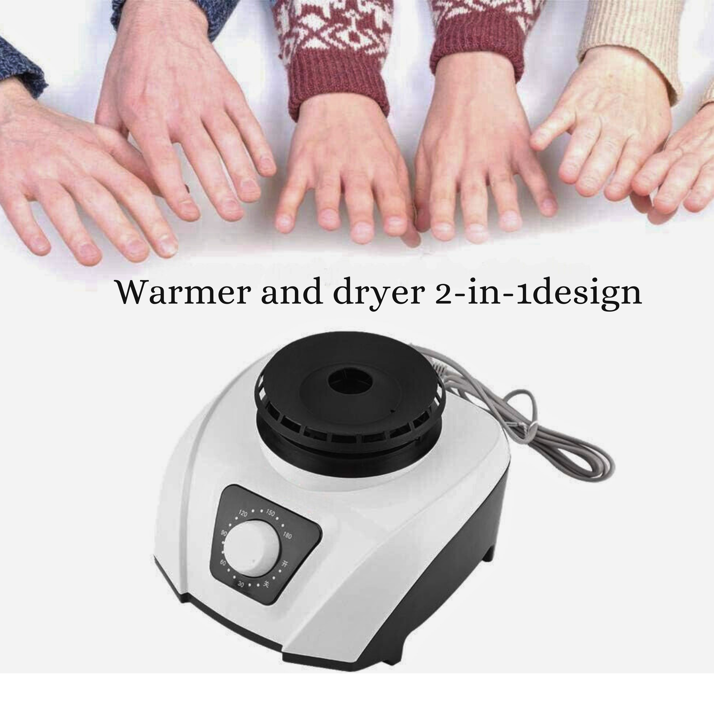 SUNCHHAYA Electric Clothes Dryer Rack – Auto-Off, Stainless Steel Frame, Waterproof Cover