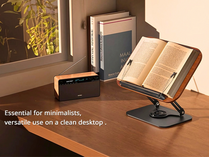 SUNCHHAYA New Book Reading Stand With Adjustable Height-Angle (R51_Brown)