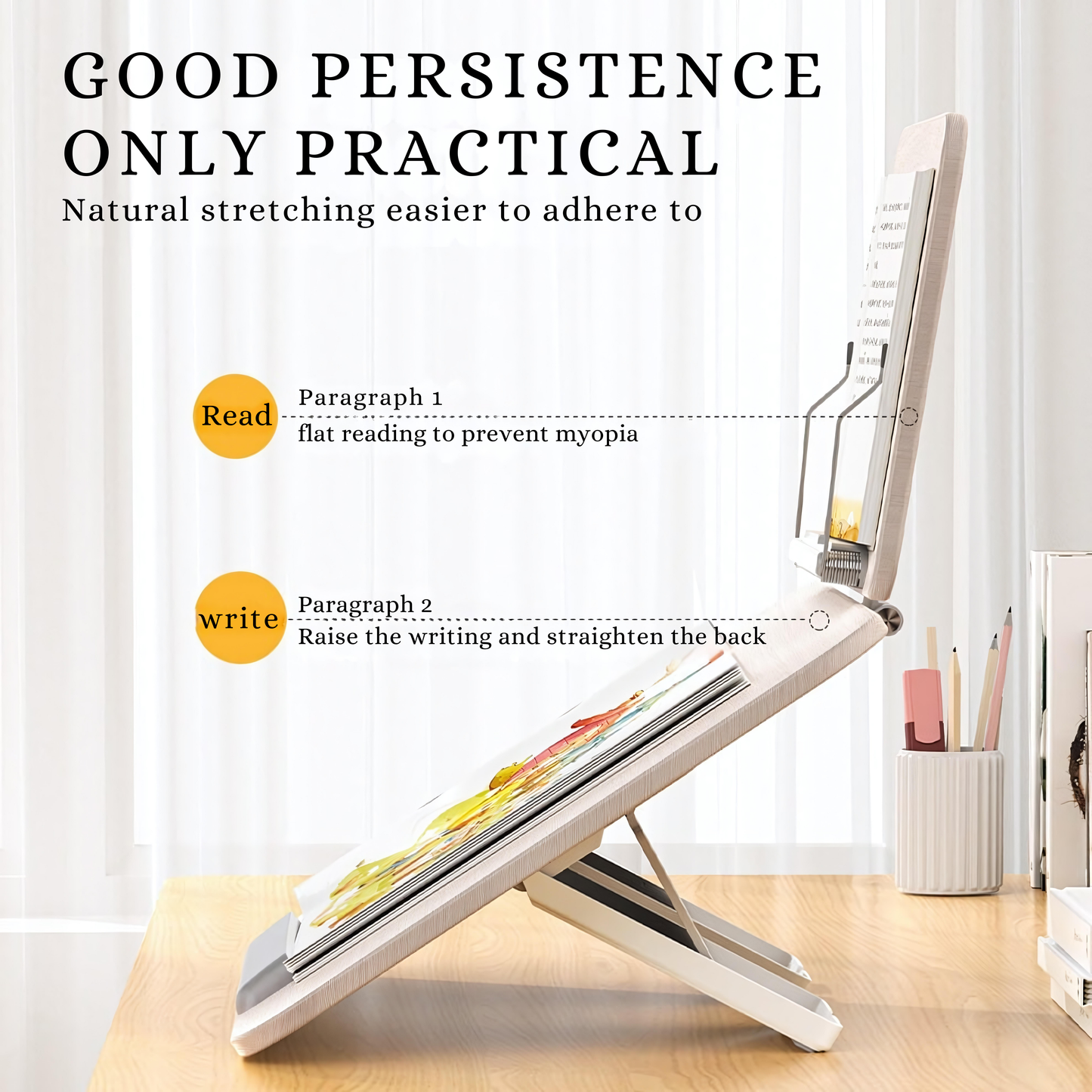 SUNCHHAYA New Dual Reading And Writing Stand With Adjustable Height-Angle (YD-13S_PRO)