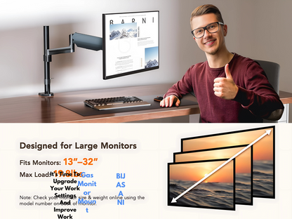 SUNCHHAYA Single Extended Arm for Desk