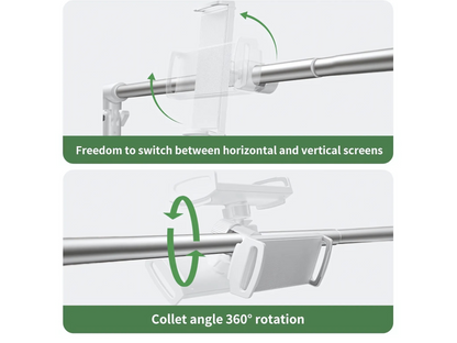 SUNCHHAYA Adjustable Tablet Holder Stand with Long Bed Mount (Tablet Stand)
