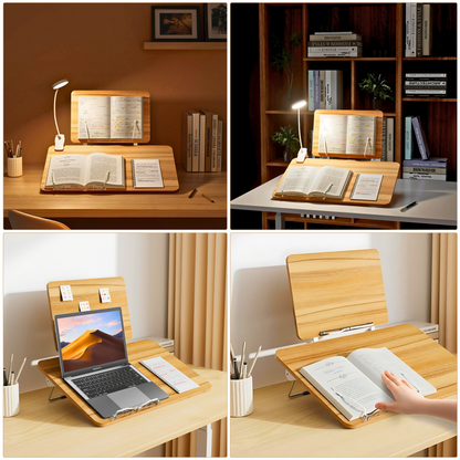 SUNCHHAYA New Dual Reading And Writing Stand With Adjustable Height-Angle (BG-5LW)