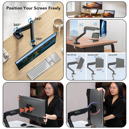 SUNCHHAYA Single Monitor Arm for Desk