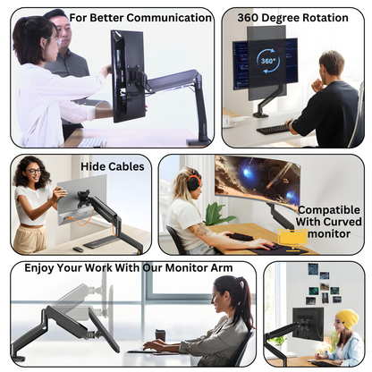 SUNCHHAYA Single Monitor Arm for Desk