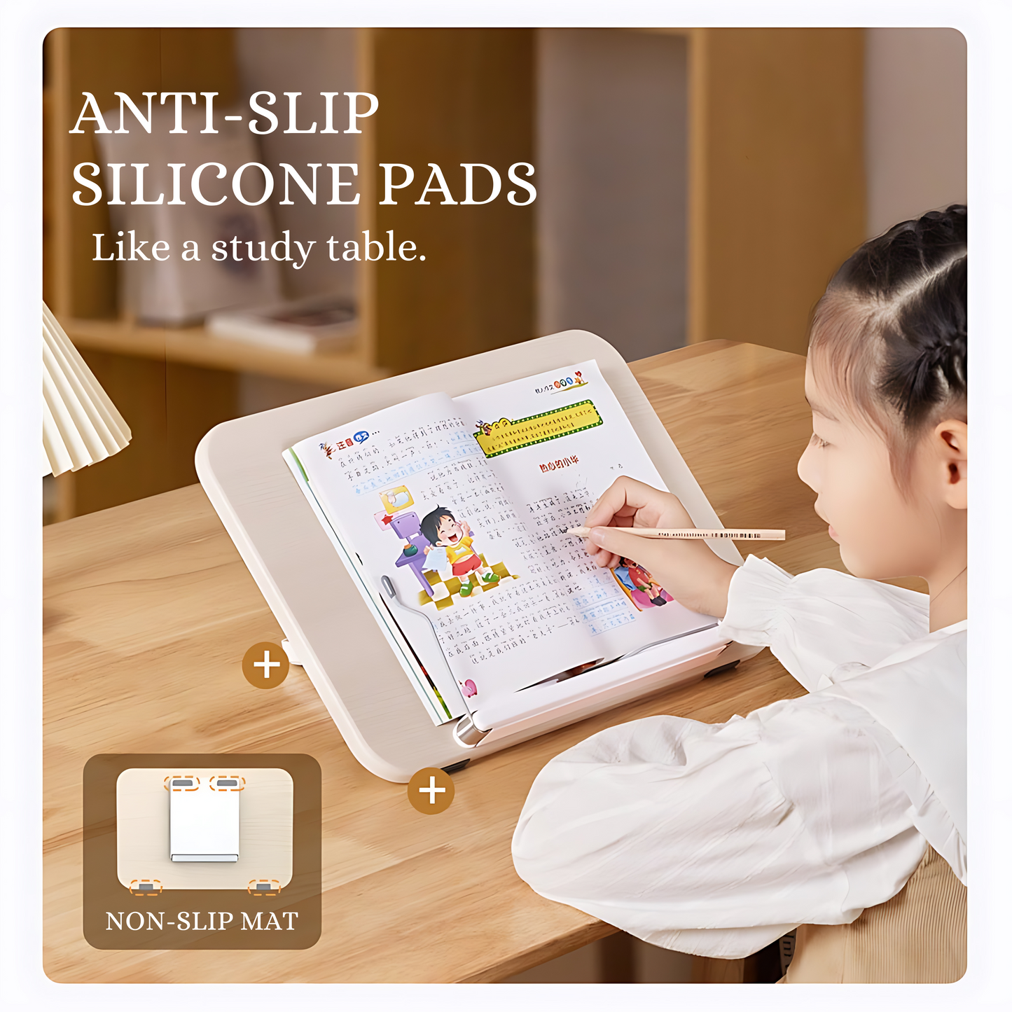 SUNCHHAYA New Book Reading Stand With Adjustable Angle (YD-12)