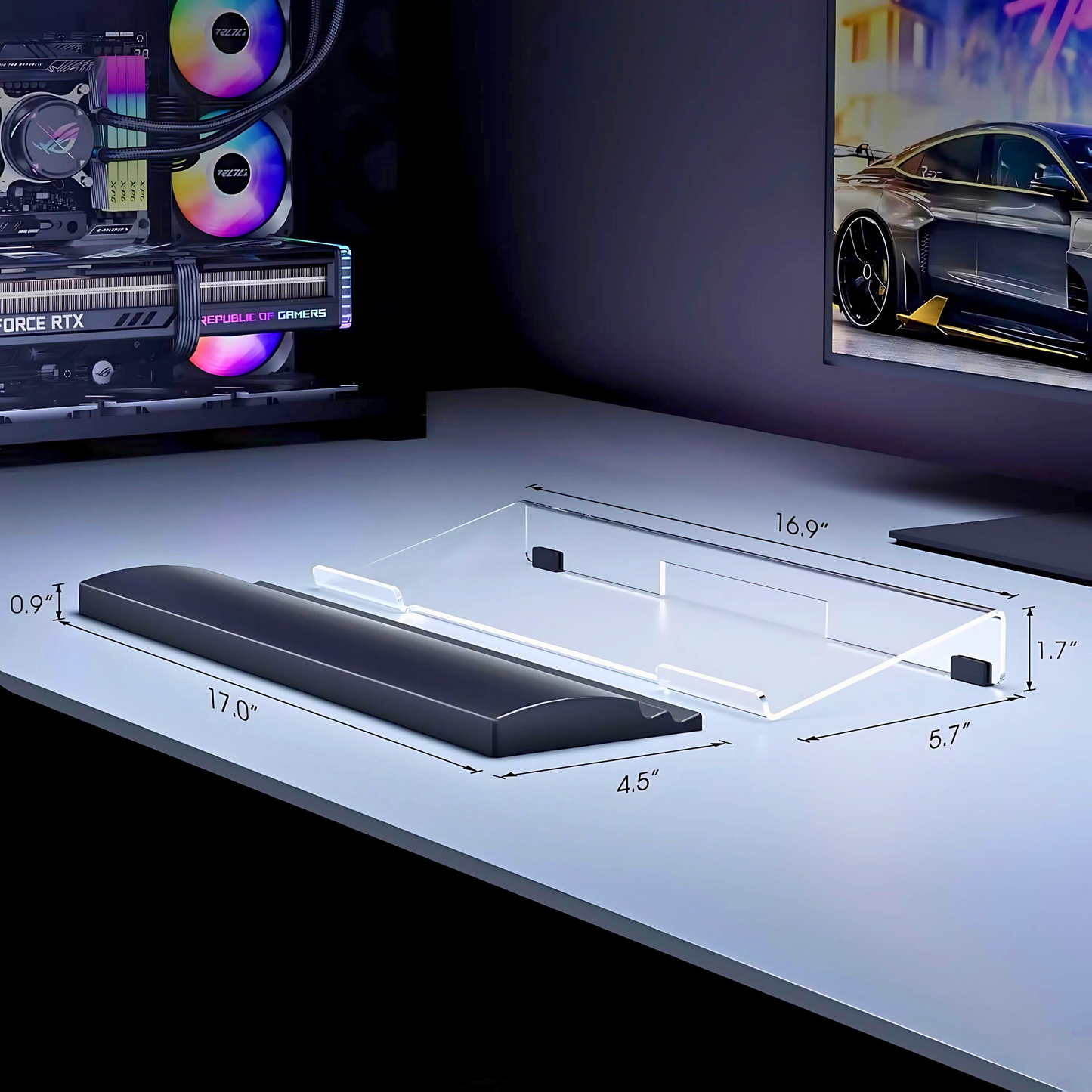 SUNCHHAYA Ergonomic Keyboard Stand with Wrist Rest