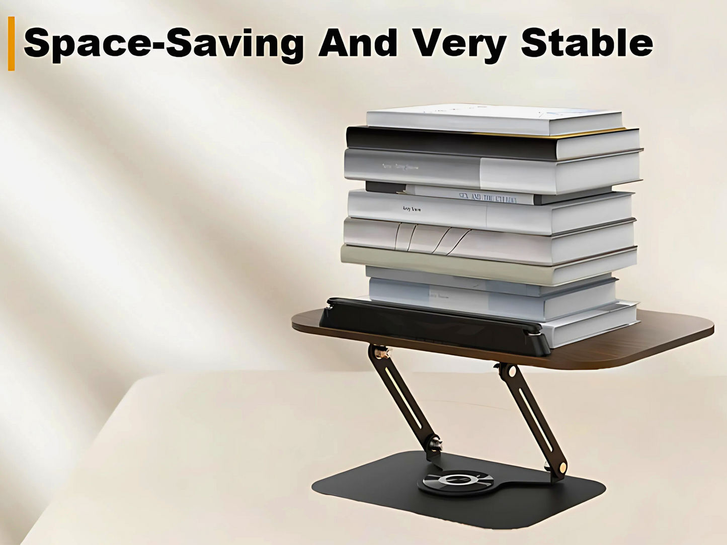 SUNCHHAYA New Book Reading Stand With Adjustable Height-Angle (R51_Brown)