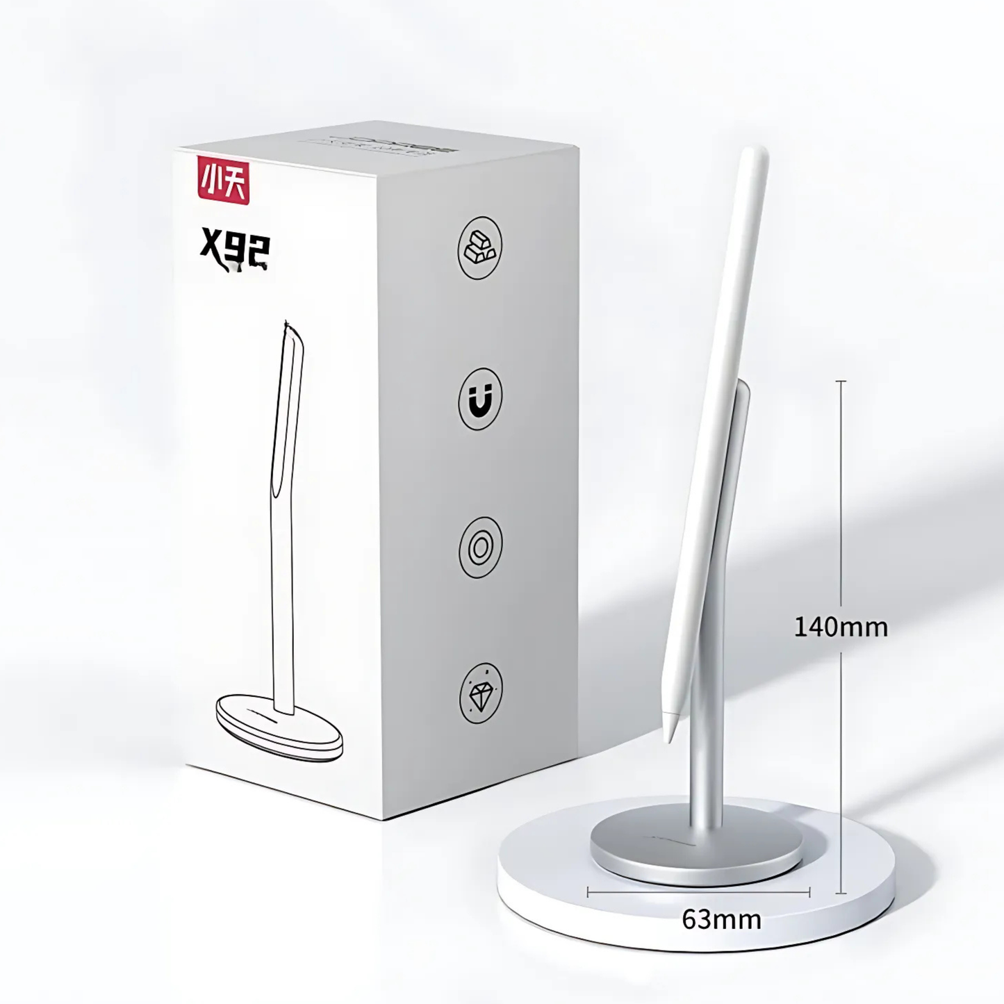 SUNCHHAYA Minimalist Magnetic Ipad Stylus Pen Holder Stand