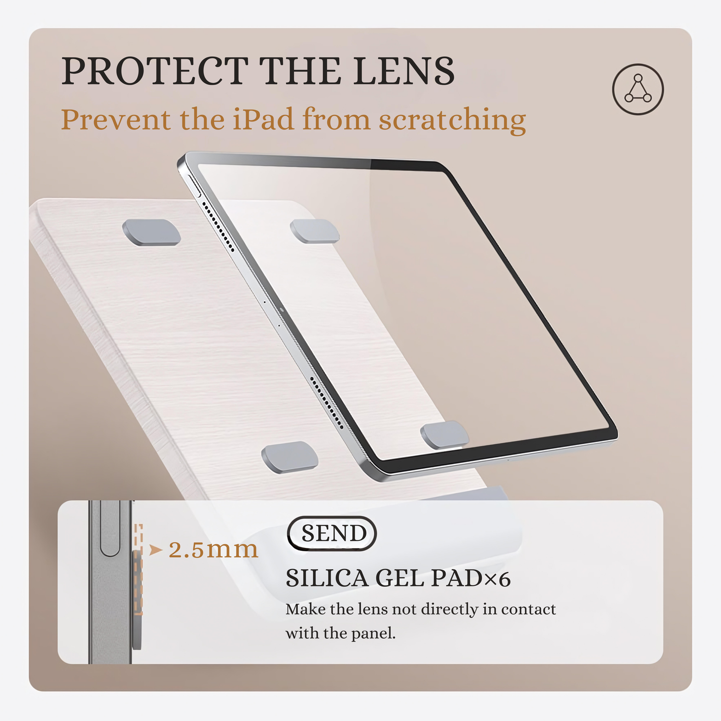 SUNCHHAYA Ipad Stand-Adjustable Reading, Writing & Drawing Stand with Soft Wrist Pad, 4 Pieces Of Silica pads Included (P29)