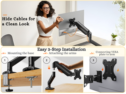 SUNCHHAYA Single Monitor Arm for Desk