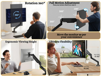 SUNCHHAYA Single Monitor Arm for Desk