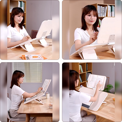 SUNCHHAYA New Dual Reading And Writing Stand With Adjustable Height-Angle (YD-13S_PRO)