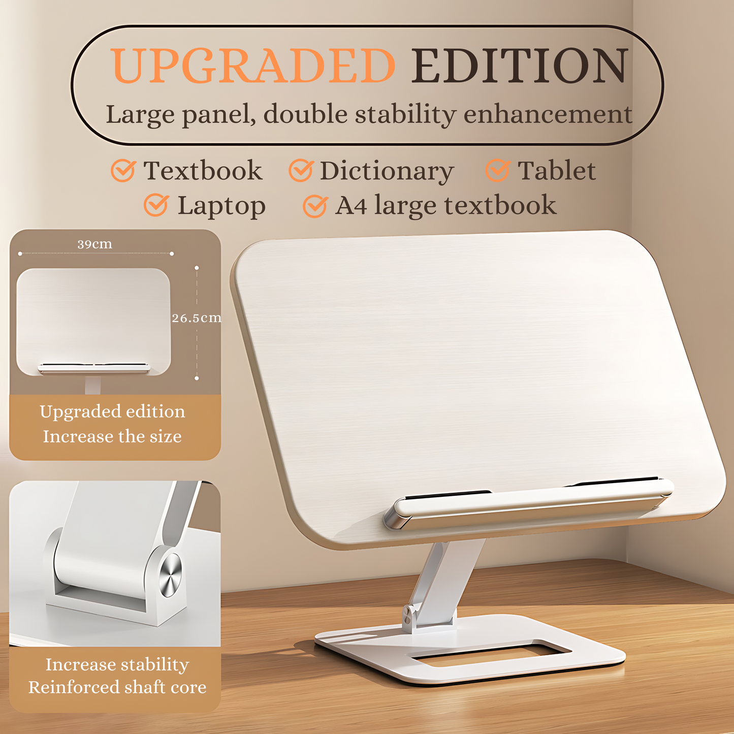 SUNCHHAYA YD-16 Multi-Functioal Book Reading Stand Adjustable Height-Angle
