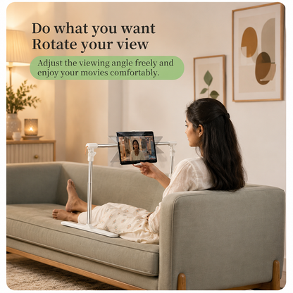 SUNCHHAYA Adjustable Tablet Holder Stand with Long Bed Mount (Tablet-Phone Stand)