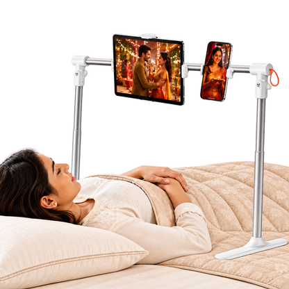 SUNCHHAYA Adjustable Tablet Holder Stand with Long Bed Mount (Tablet-Phone Stand)