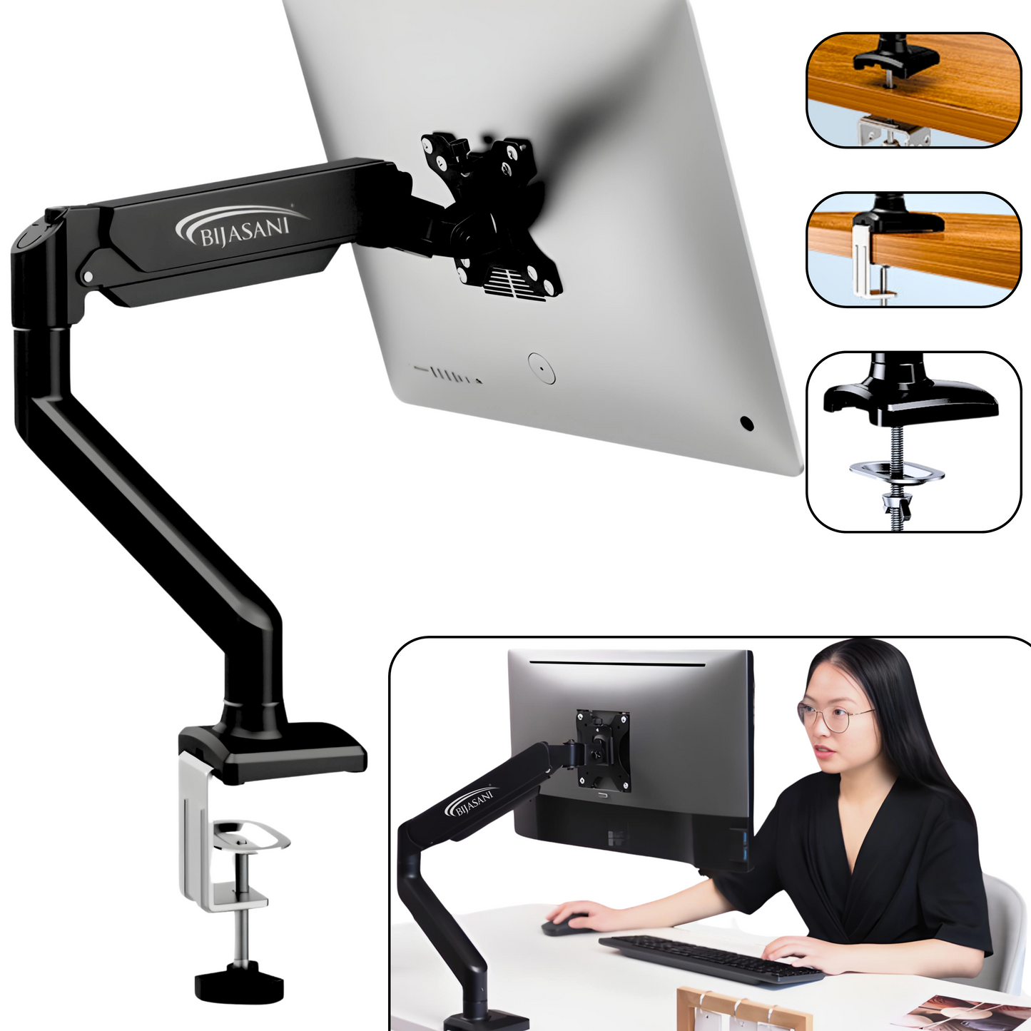 SUNCHHAYA Single Monitor Arm for Desk