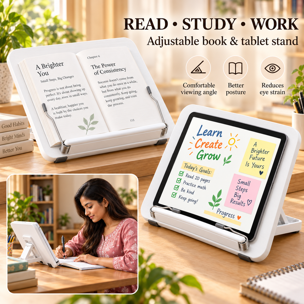 SUNCHHAYA YD-12 New Book Reading Stand With Adjustable Angle