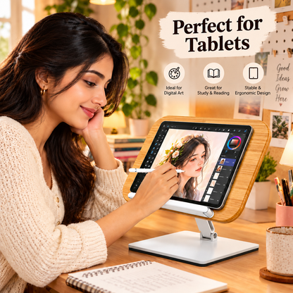 SUNCHHAYA SH-09 Multi-Functioal Book Reading Stand Adjustable Height-Angle