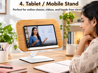 SUNCHHAYA SH-09 Multi-Functioal Book Reading Stand Adjustable Height-Angle