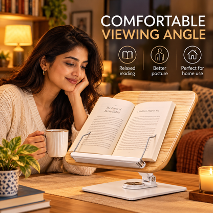 SUNCHHAYA (SH-10) Premium 360° Rotatable Adjustable Book & Laptop Stand