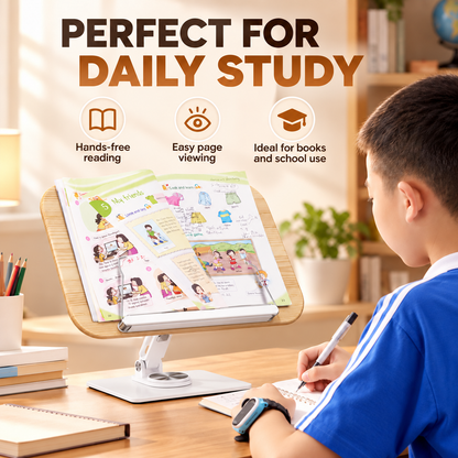 SUNCHHAYA (SH-10) Premium 360° Rotatable Adjustable Book & Laptop Stand