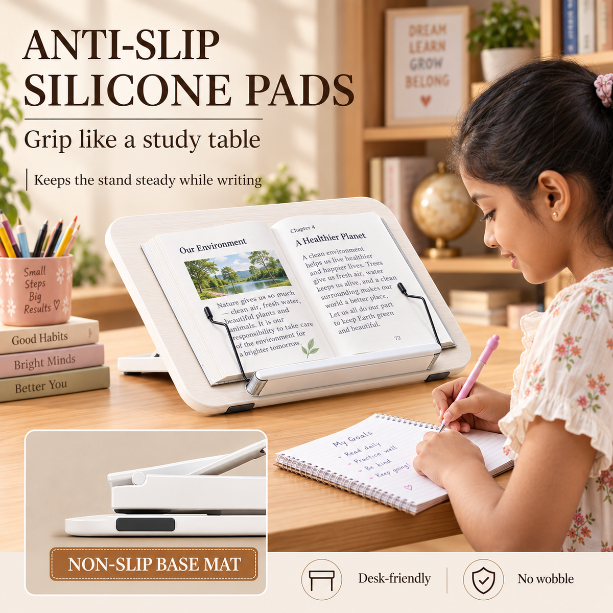 SUNCHHAYA New Book Reading Stand With Adjustable Angle (YD-12)