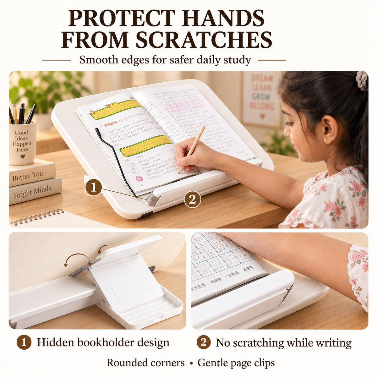 SUNCHHAYA New Book Reading Stand With Adjustable Angle (YD-12)