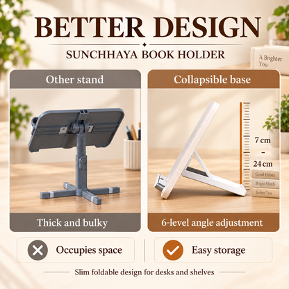 SUNCHHAYA New Book Reading Stand With Adjustable Angle (YD-12)