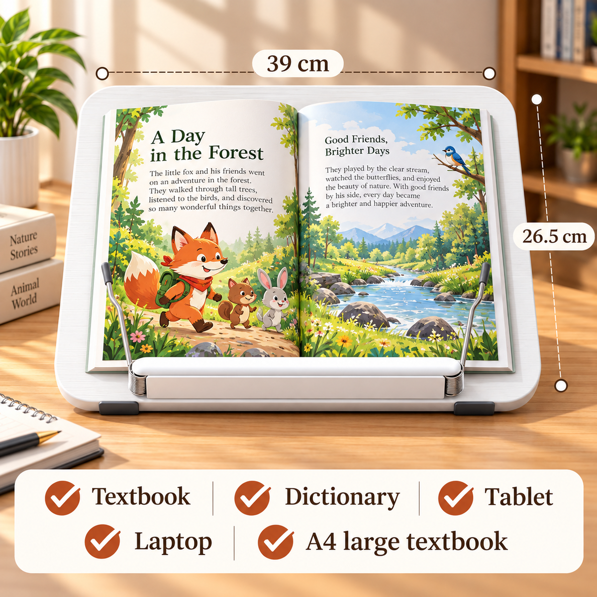 SUNCHHAYA YD-12 New Book Reading Stand With Adjustable Angle