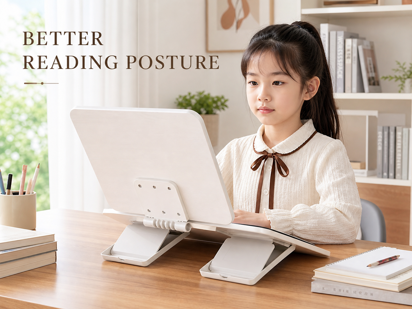 SUNCHHAYA YD-13S_PRO New Dual Reading And Writing Stand With Adjustable Height-Angle