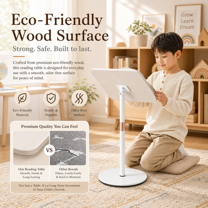 SUNCHHAYA [ YD-17 (68 CM) ] Book Stand for Reading, Music, Writing, Painting Stand Adjustable Height-Angle with Extra Height