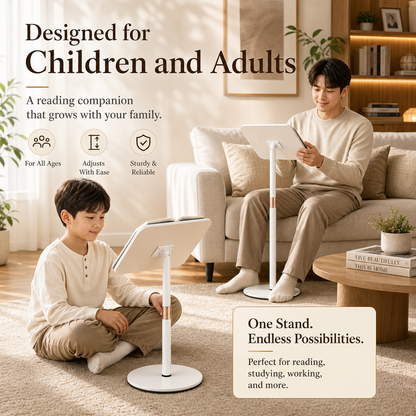SUNCHHAYA [ YD-17 (68 CM) ] Book Stand for Reading, Music, Writing, Painting Stand Adjustable Height-Angle with Extra Height